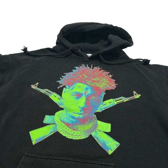 NBA YoungBoy x VLONE Sticks Official Merch Hoodie - Picture 3 of 6